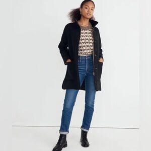 Madewell Estate Cocoon Coat in Insuluxe Fabric